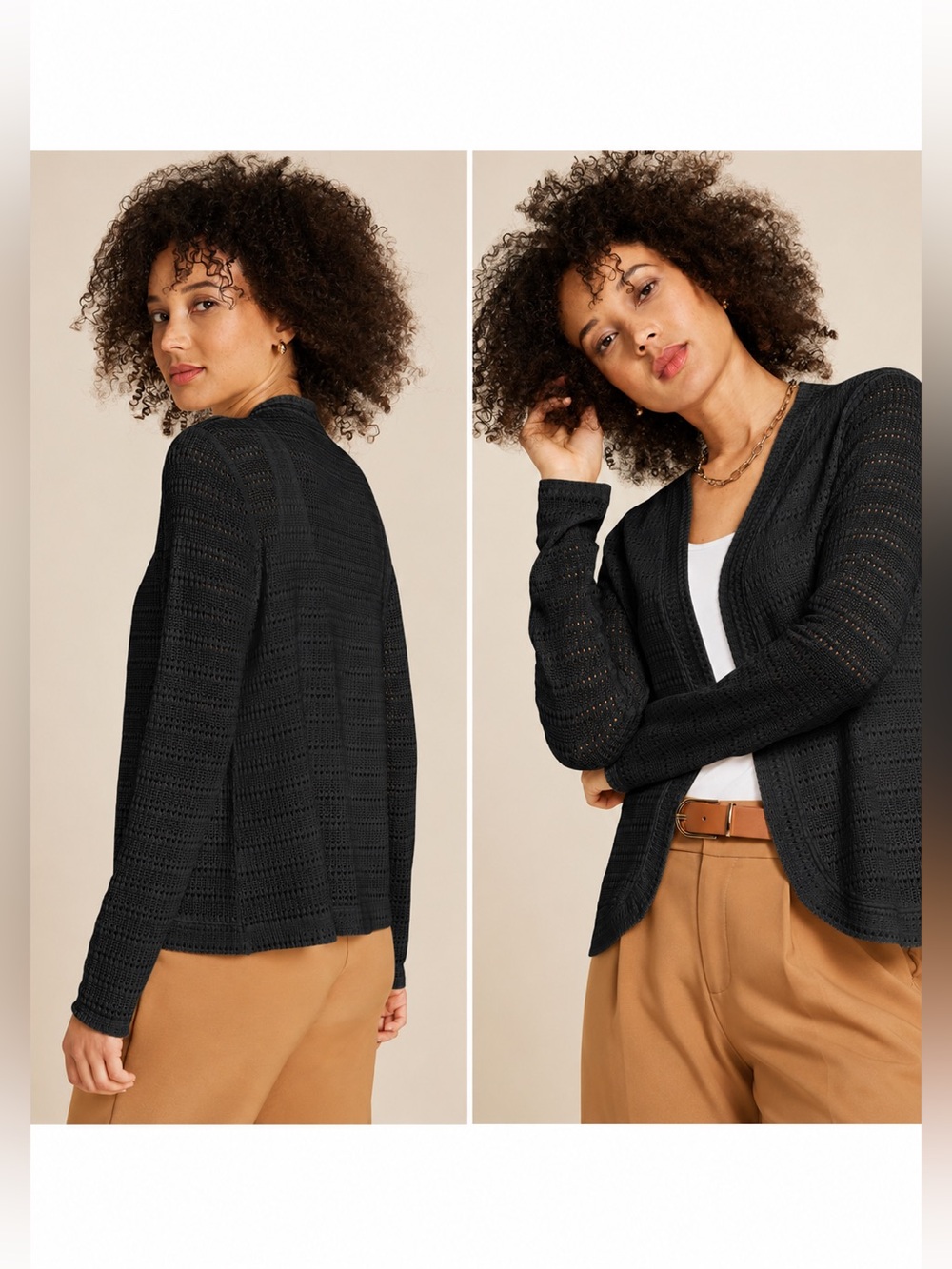 Maurices XXL Textured black long sleeve cardigan NWT